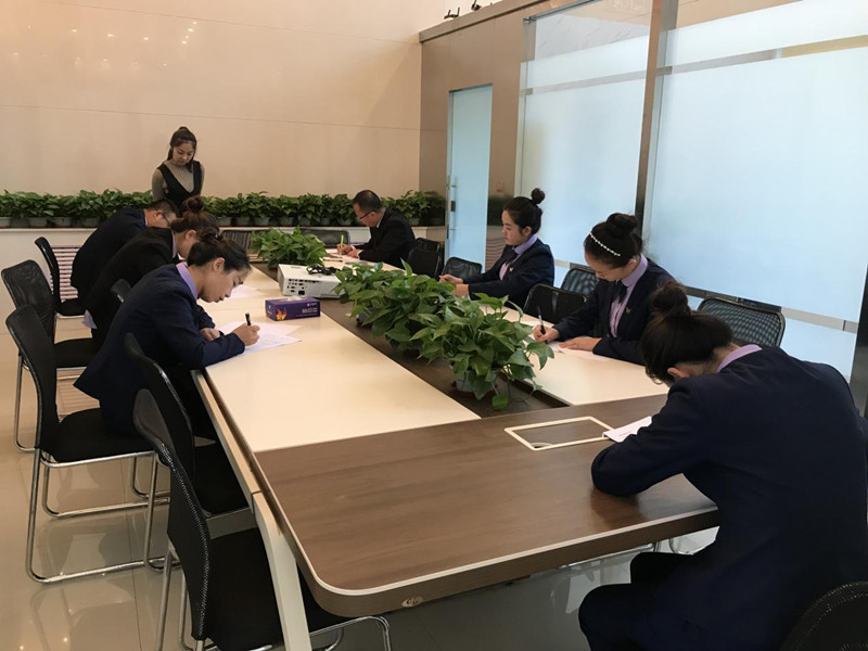 置業(yè)公司武威分公司開展置業(yè)顧問業(yè)務(wù)能力考評測試